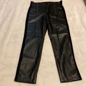 Shinestar Faux Leather Pants